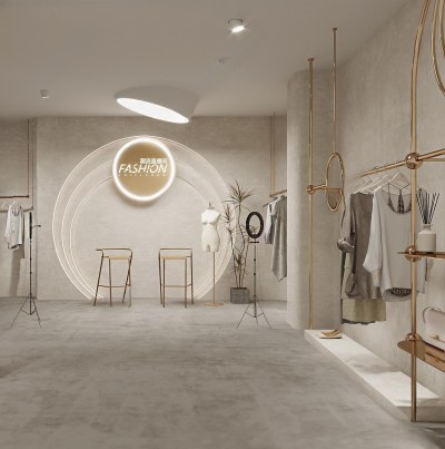 侘寂风女装店3D模型下载